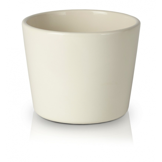 Kaspó kerámia H10*D12cm krém