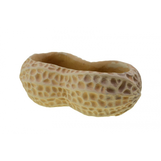 Kaspó kő mogyoró 21.3*10.2*7.6cm barna