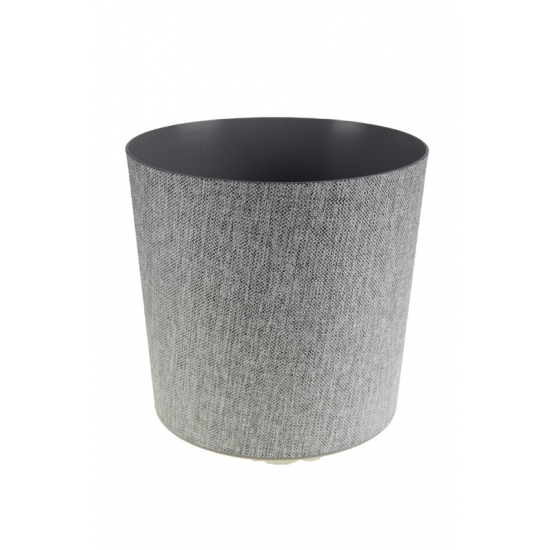 Kaspó műa. GAMA D19 textil szürke