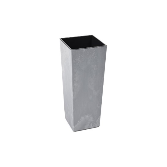 Kaspó műanyag magas Finezja 35*35cm M68cm beton szürke Lamela