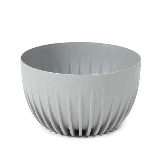 Kaspó műanyag Mira D24 szürke Lamela