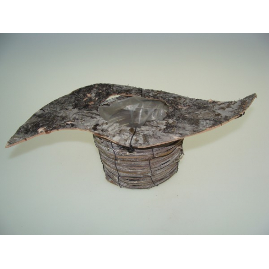 Kaspó rattan 27*13cm natúr