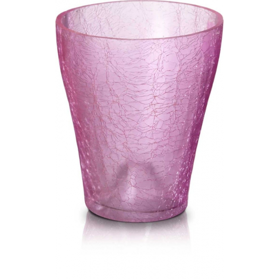 Kaspó üveg D14 H16 pink