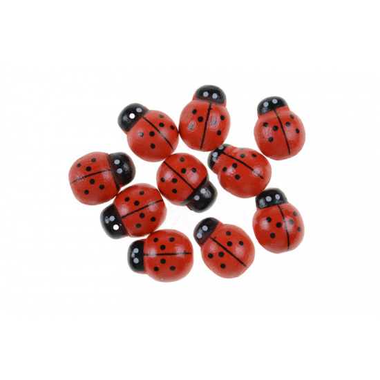 Katicabogár fa 9*13mm s/48 öntapadós