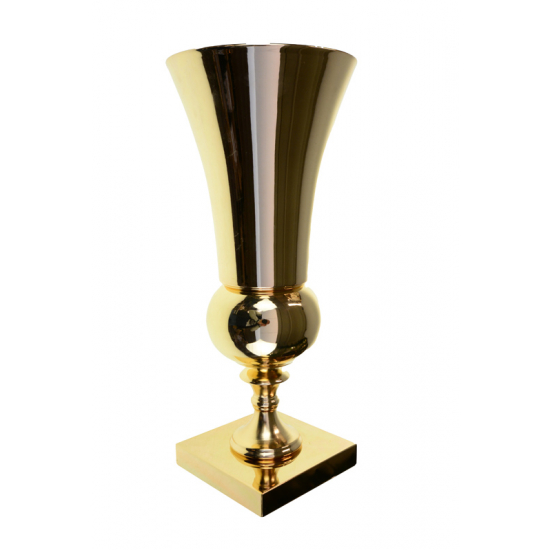 Kehely fém 19*43cm arany