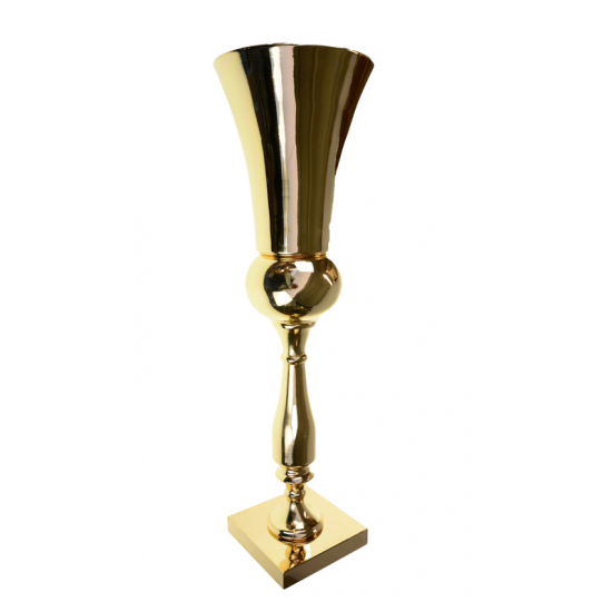 Kehely fém 19*63cm arany