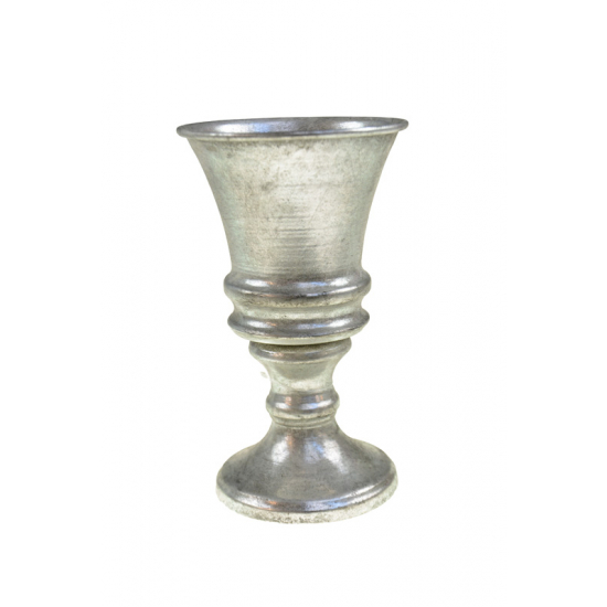 Kehely fém talpas D12.5*21 ezüst