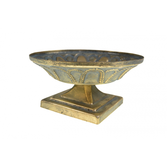 Kehely fém talpas D20.5*10.5 bronz