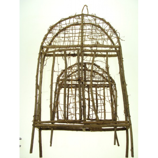 Keret faág boltíves/ablakos 65*40cm s/2 natúr Zmrst