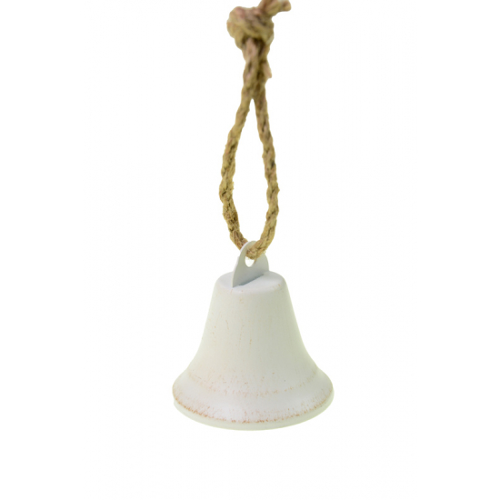 Kolomp fém 6.5*7cm fehér