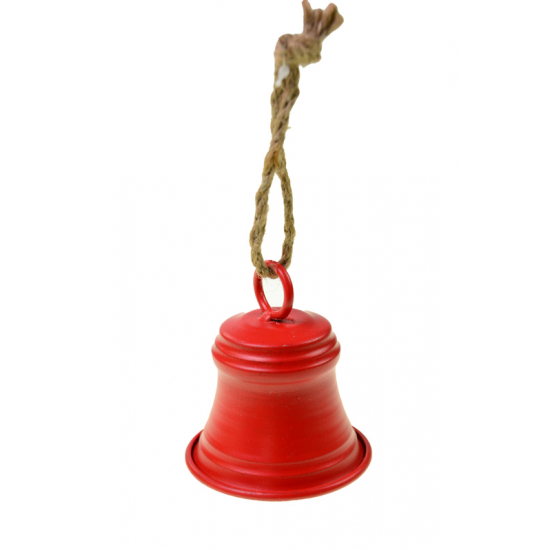 Kolomp fém 8*9cm piros