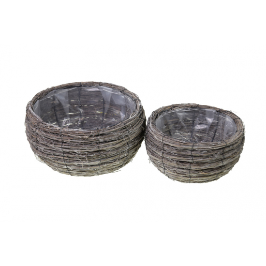 Kosár vessző D20/D25 s/2 szürke
