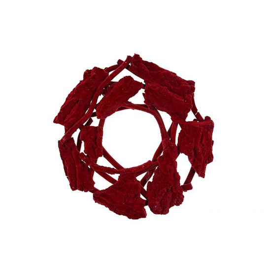 Koszorú alap faháncs D37cm burgundy