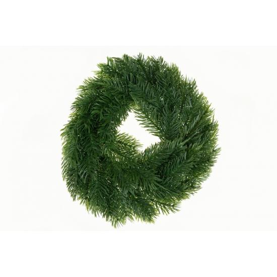 Koszorú alap műfenyő 20cm zöld