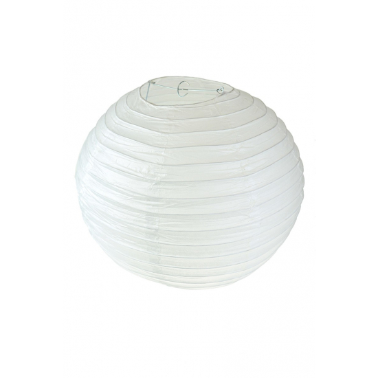 Lampion organza 35cm fehér