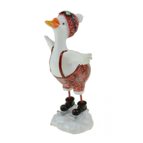Figura lúd poly 8,5*14,5cm piros