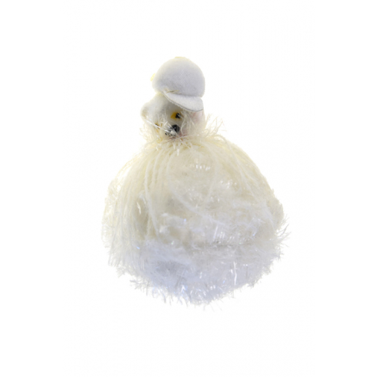 Maci fonal 8*10cm akasztós fehér