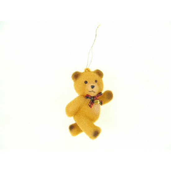 Figura maci hungarocell 10cm barna/fehér