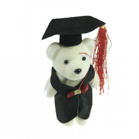 Figura maci hungarocell taláros 11-15cm fehér