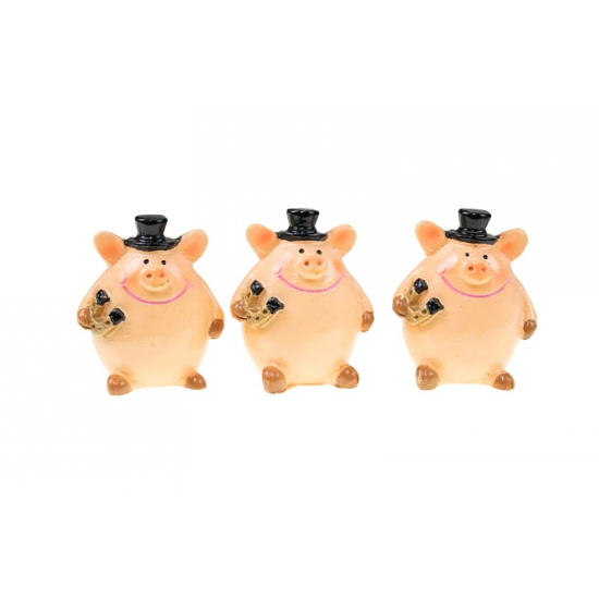 Figura malac poly 4cm s/3 natúr