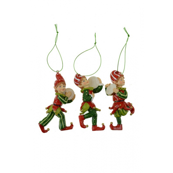 Figura Elf poly akasztós 5*10,5cm többféle