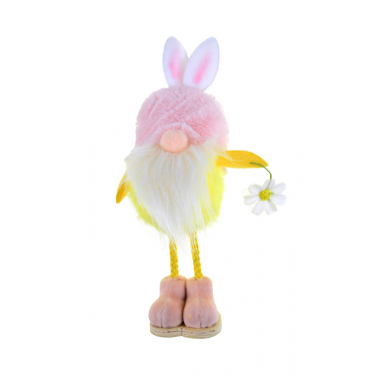 Manó textil 22cm rózsaszín