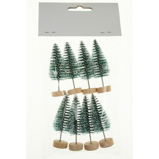Műfenyő dekor 6cm s/8 sötétzöld
