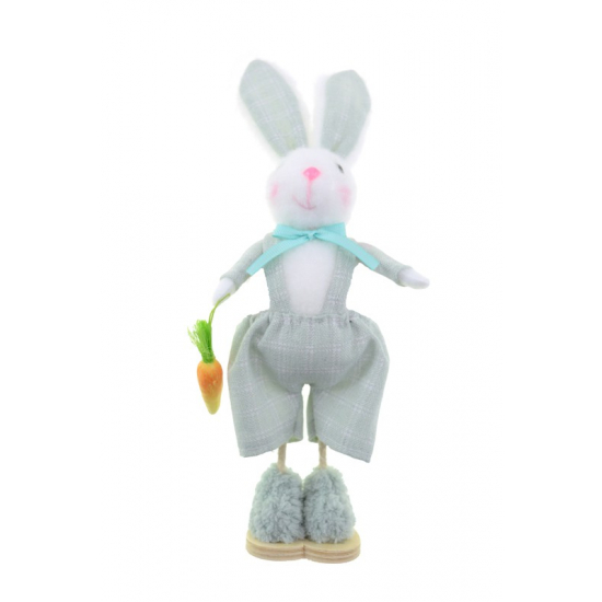 Figura nyúl fiú plüss 24cm kék