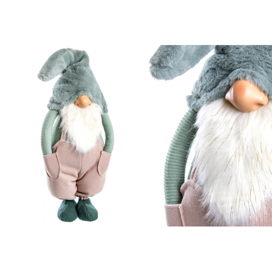 Figura orrmanó textil álló H80 türkiz/barna