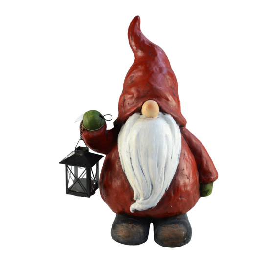 Figura orrmanó kerámia 27*17,46cm piros/fehér