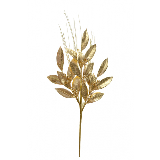 Pick ág bogyókkal 50cm arany