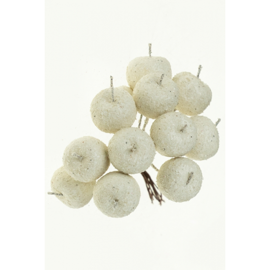 Pick alma 10cm s/12 glitteres homok