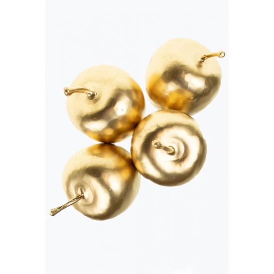 Pick alma 13cm s/4 cukros arany
