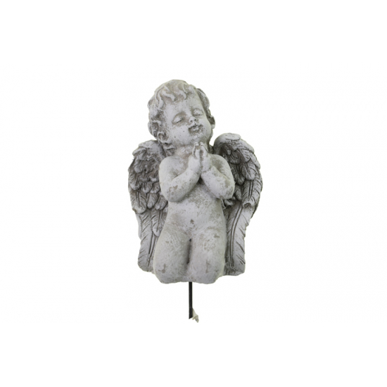 Pick angyal kő 7.4x6x10cm szürke