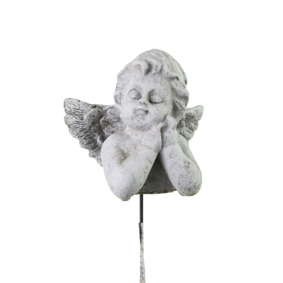 Pick angyal kő 7.8x4.5x17cm szürke