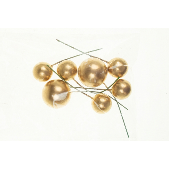 Pick bogyó s/7 2-3cm arany