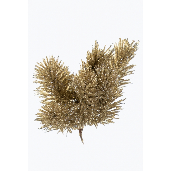 Pick fenyő ág 15cm bronz
