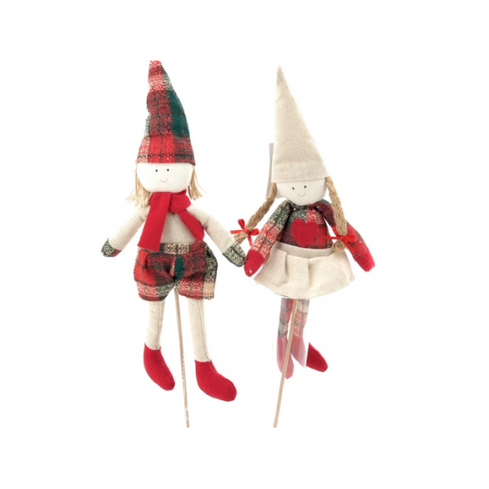 Pick fiú/lány figura 32CM fehér/zöld/piros