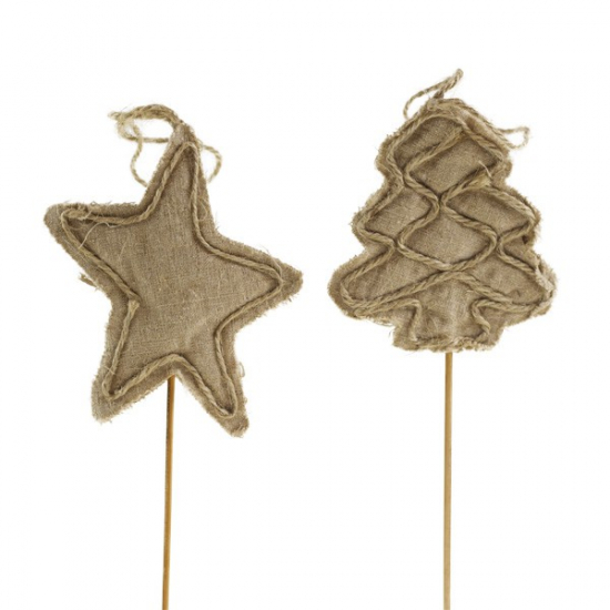 Pick figura textil 30cm s/36 natúr Zmrst