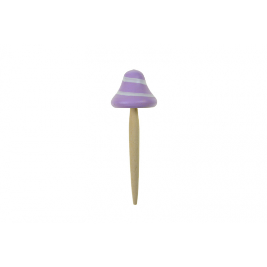 Pick gomba fa csúcsos 10*3*3cm lila