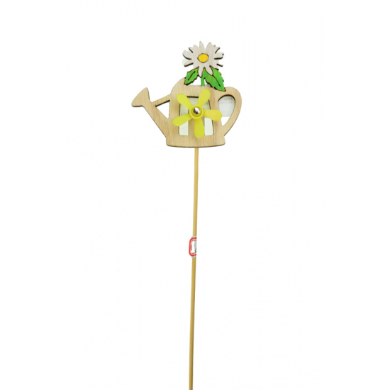 Pick kanna fa 36.5*8*1.3cm virággal fehér