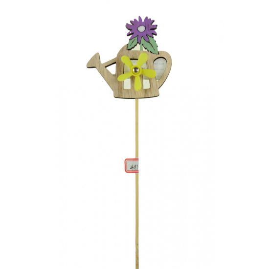 Pick kanna fa 36.5*8*1.3cm virággal lila