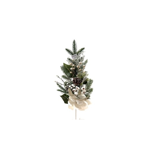 Pick magnólia/fenyő 71cm fehér/zöld