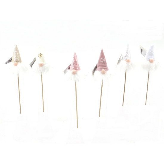 Pick mikulás 7CM 2féle fehér/ezüst
