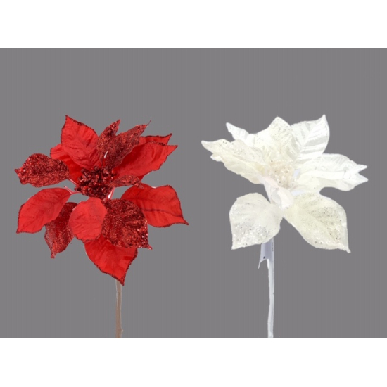 Pick mikulásvirág 25CM piros