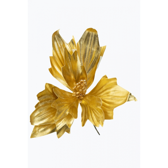 Pick mikulásvirág 26cm arany