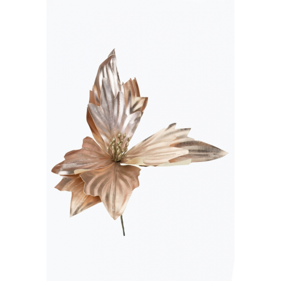 Pick mikulásvirág 26cm rosegold