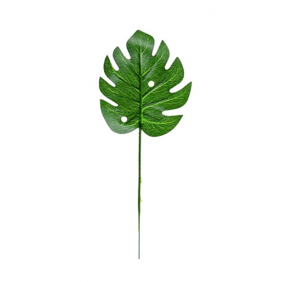 Pick Monstera levél filc 9.5*8*H21cm s/10 zöld