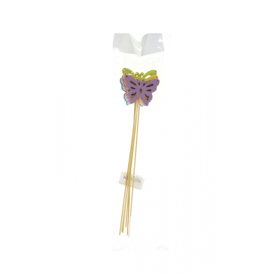 Pick pillangó fa 7+28cm s/12 mix