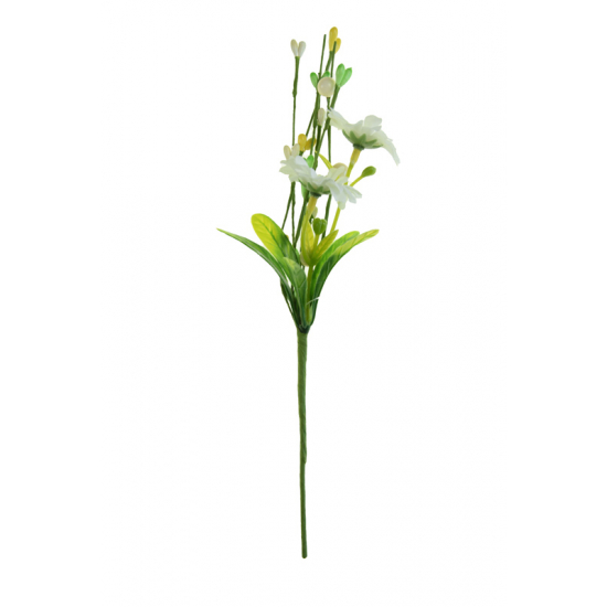 Pick selyemvirág százszorszép 26cm fehér